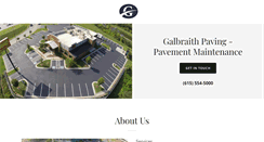 Desktop Screenshot of galbraithpaving.com