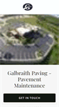 Mobile Screenshot of galbraithpaving.com